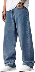 Men's Baggy Jeans – Relaxed Fit Casual Denim